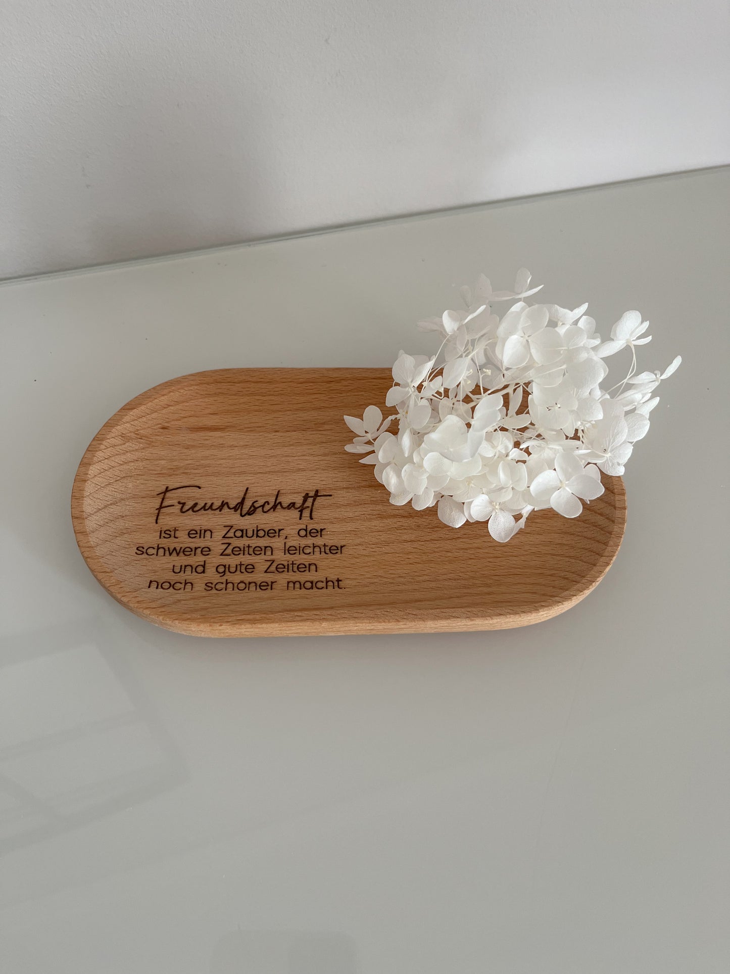 Serviertablett "Freundschaft"
