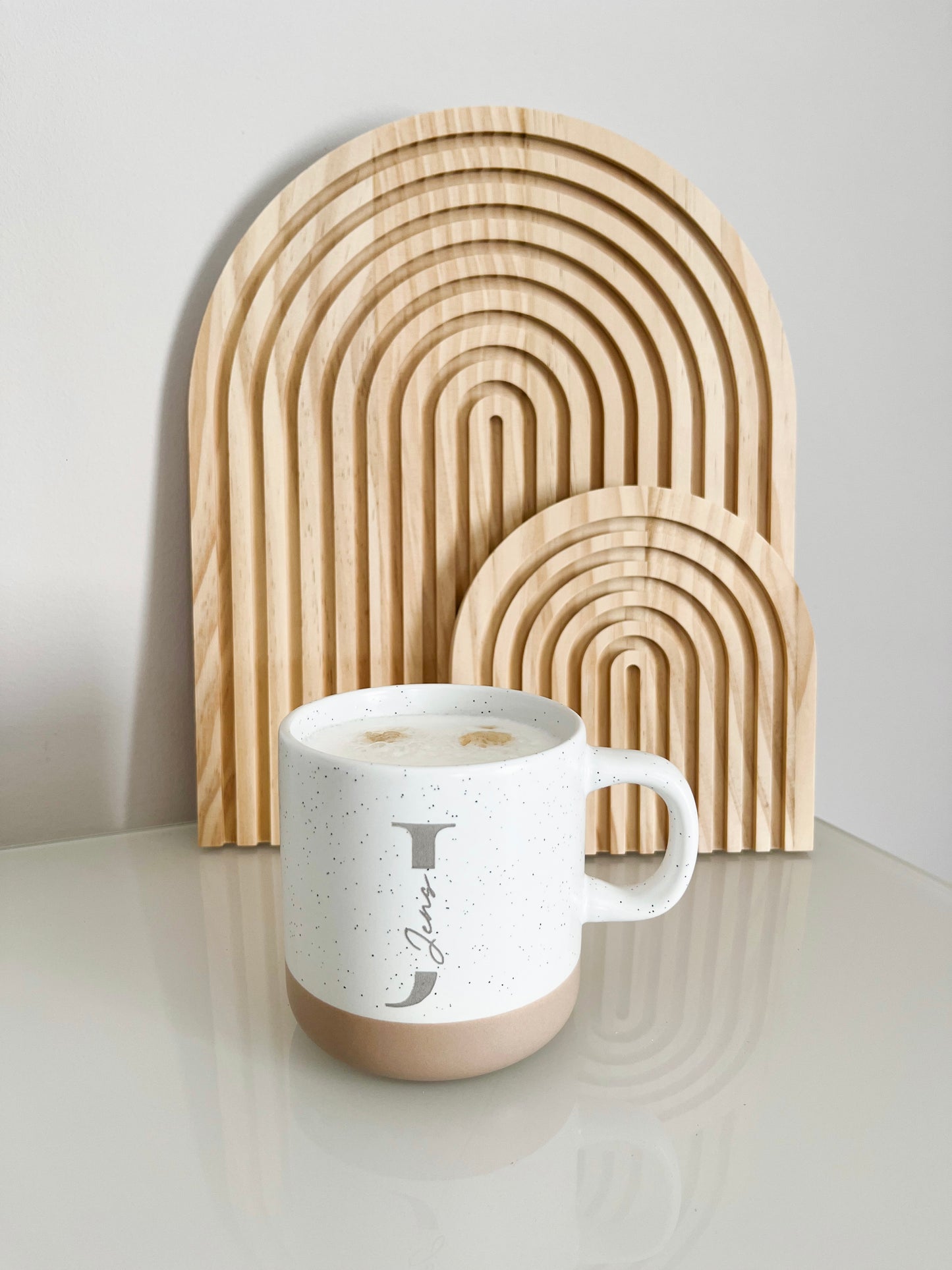 Personalisierte Tasse - mit Buchstabe & Name