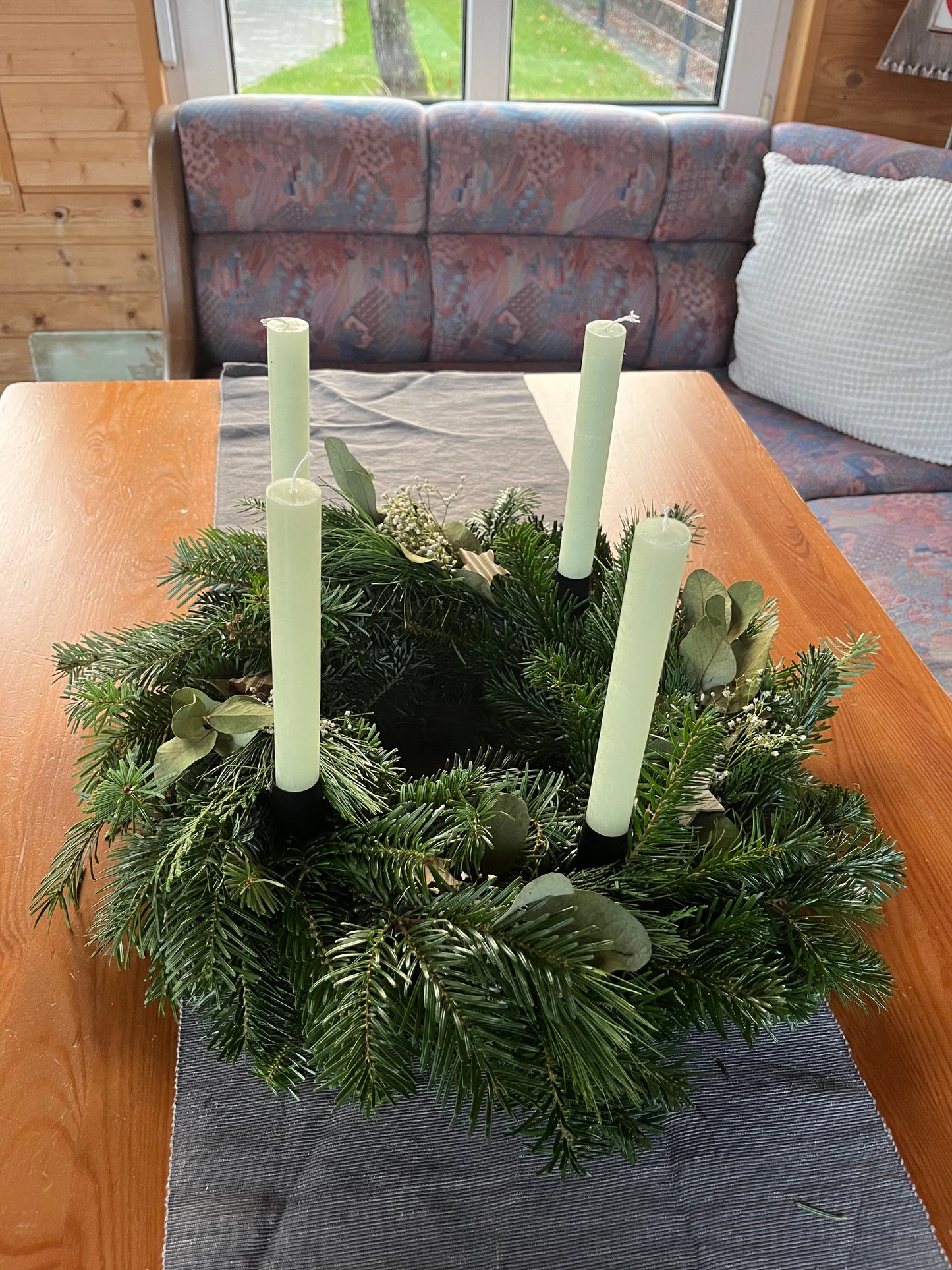 Adventskranz Grün