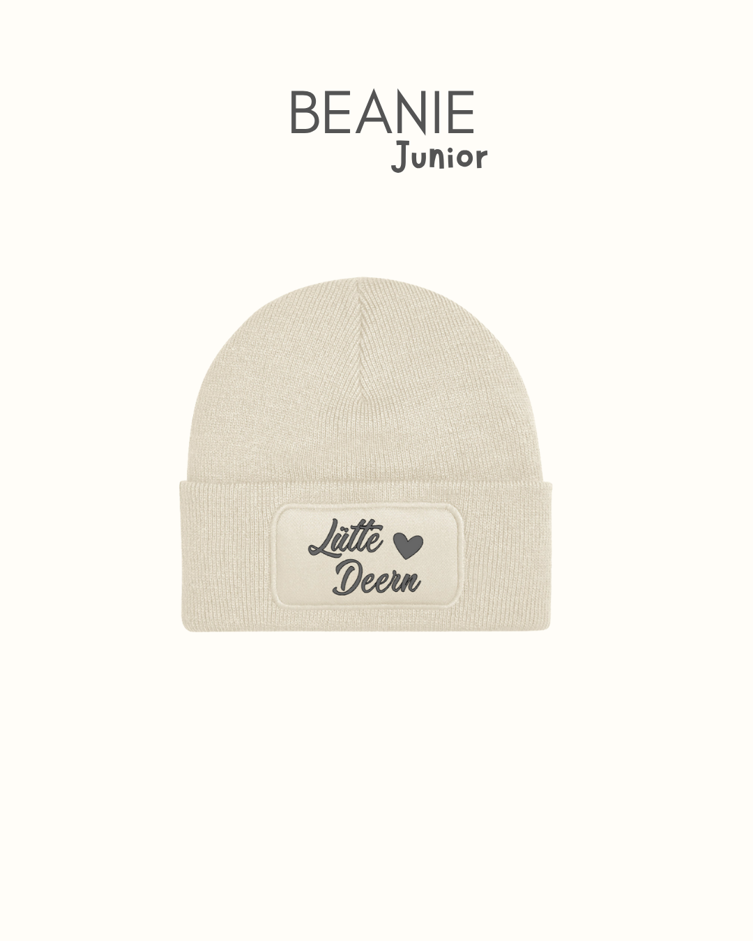Beanie- Mütze - Lütte Deern - Junior
