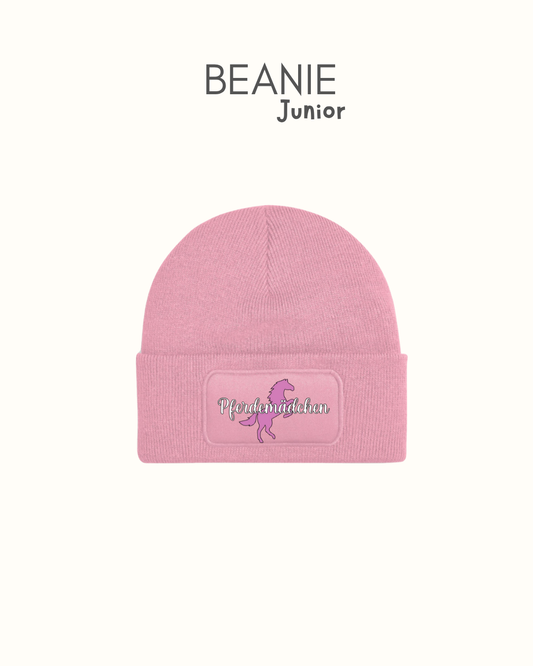 Beanie- Mütze - Pferdemädchen - Junior