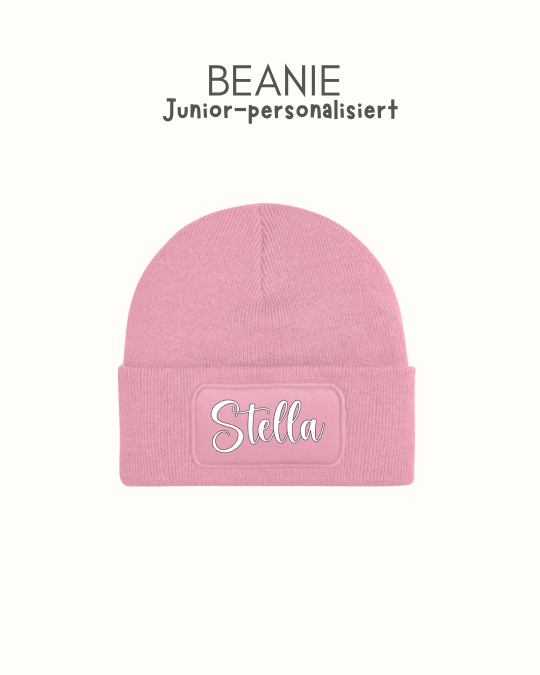 Beanie- Mütze - personalisiert Mädels - Junior