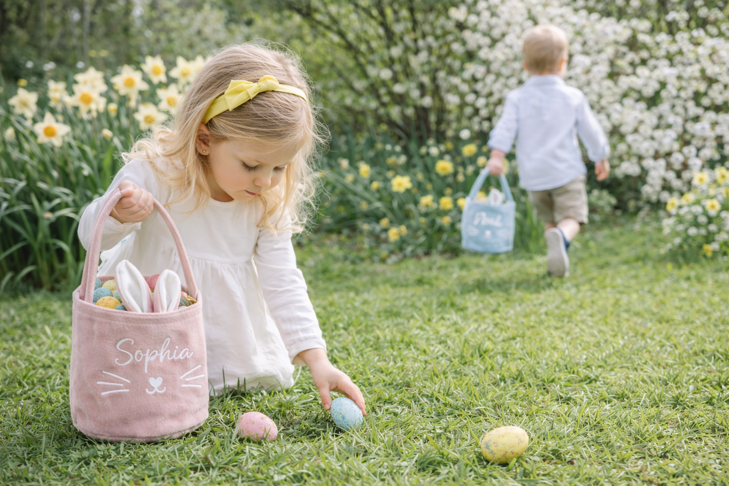 Osterkorb für Kinder, Personaliserte Ostertasche