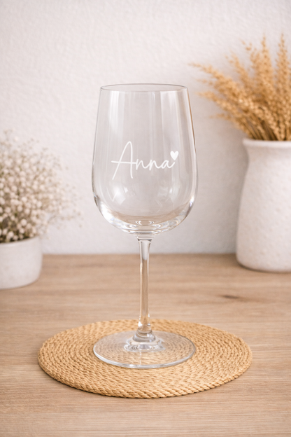 Weinglas - Personalisiert mit Name