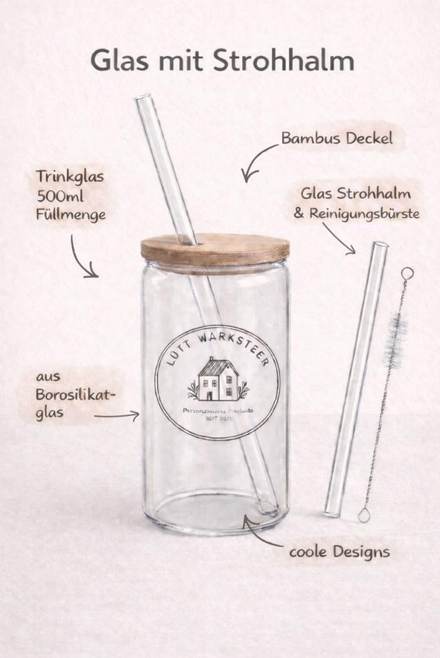 Trinkglas - "Smiley"