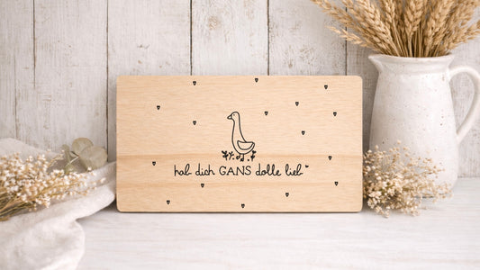 Frühstücksbrett - Gans