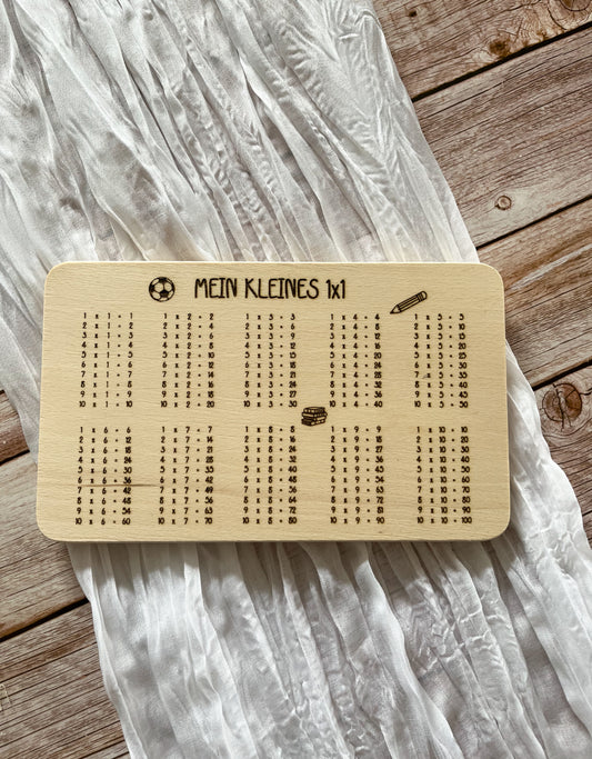 Frühstücksbrett „Mein kleines 1x1“