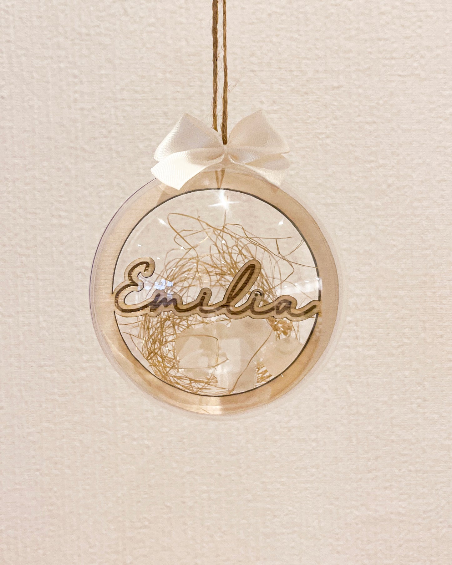Weihnachtskugel - personalisiert