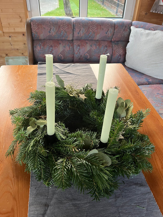 Adventskranz Grün