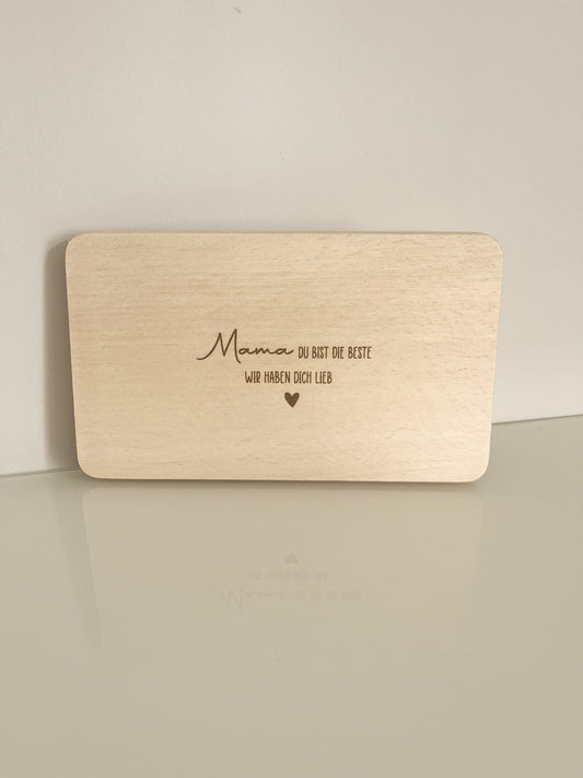 Frühstücksbrett - Geschenk Muttertag - Mama
